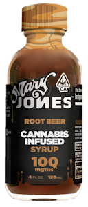 MARY JONES |  ROOT BEER SYRUP 100MG | 4OZ